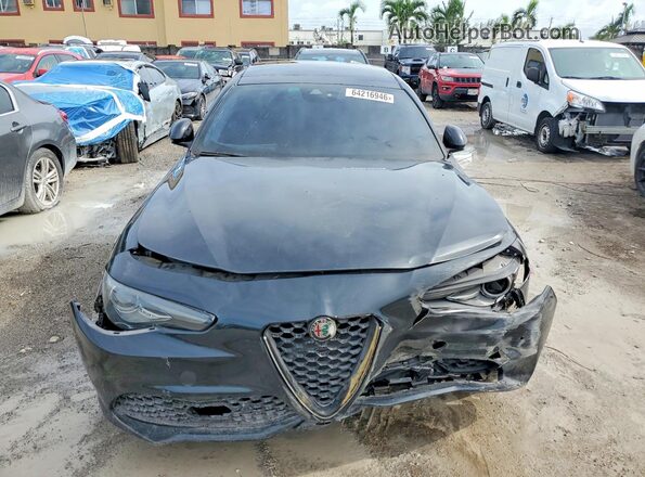 ZARFAECN2H7559683 2017 ALFA ROMEO GIULIA Black Rear view