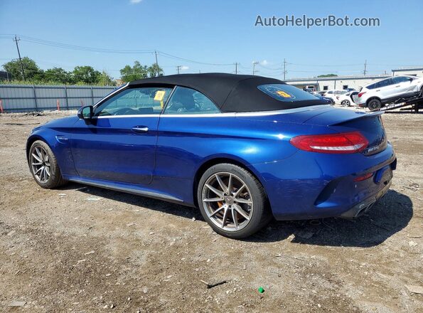 WDDWK8GB9JF704146 2018 MERCEDES-BENZ C-CLASS Blue Rear right
