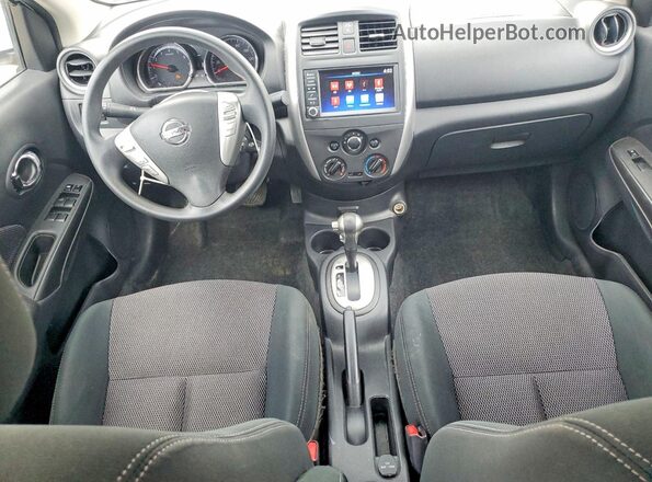 3N1CN7AP0KL850609 2019 NISSAN VERSA White Vista del cuadro de instrumentos