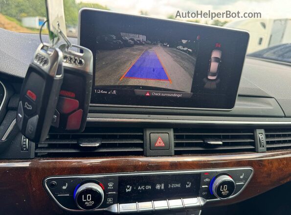 WAUENAF48KN002542 2019 AUDI A4 Black Widok komory silnika