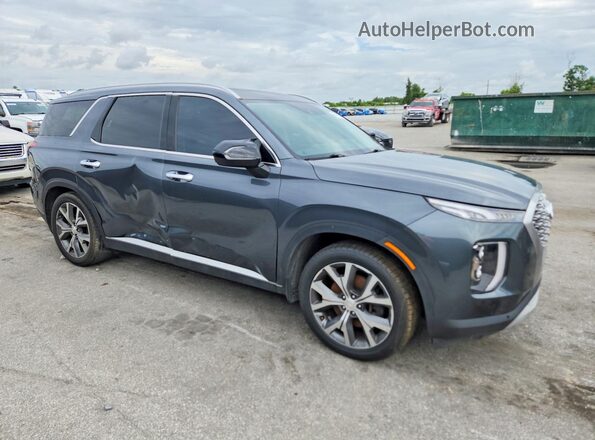KM8R44HE5NU393797 2022 HYUNDAI PALISADE Gray წინა ხედი