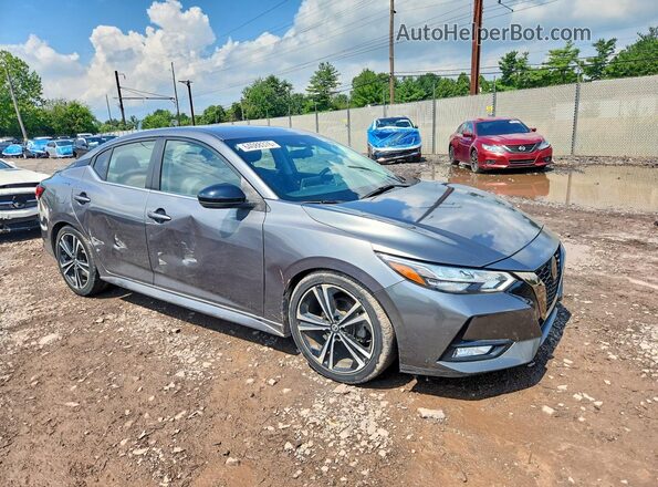 3N1AB8DV6LY286324 2020 NISSAN SENTRA Gray Widok z przodu