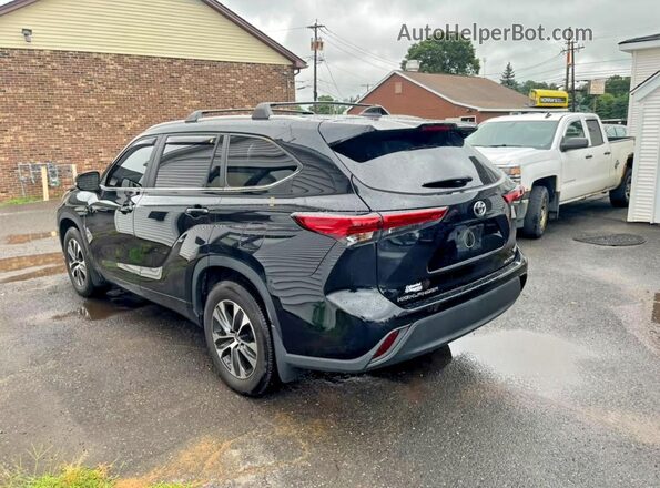 5TDKDRBH2PS010377 2023 TOYOTA HIGHLANDER Black Rear right