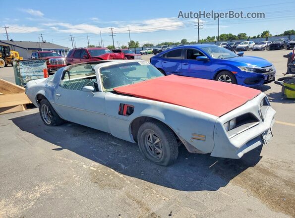 2W87K8L131774 1978 PONTIAC FIREBIRD Gray Front view