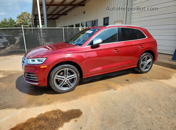 WA1C4AFY9J2021501 2018 AUDI SQ5 Red Rear left