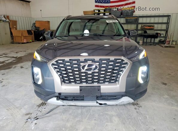 KM8R3DHEXNU359602 2022 HYUNDAI PALISADE Gray Հետևի տեսք