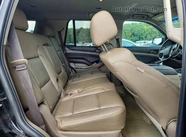 1GNSCAKC7JR185360 2018 CHEVROLET TAHOE Black Vista del compartimento del motor