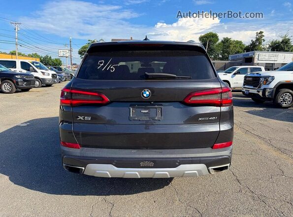 5UXCR6C52KLL26024 2019 BMW X5 Gray Widok naklejki z numerem VIN