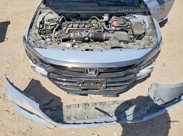1HGCV1F32NA080636 2022 HONDA ACCORD Gray ძრავის განყოფილების ხედი