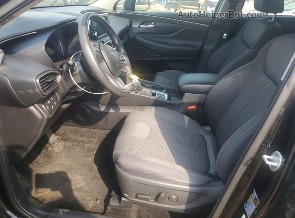 5NMS3CAD3KH136077 2019 HYUNDAI SANTA Black წინა პანელის ხედი
