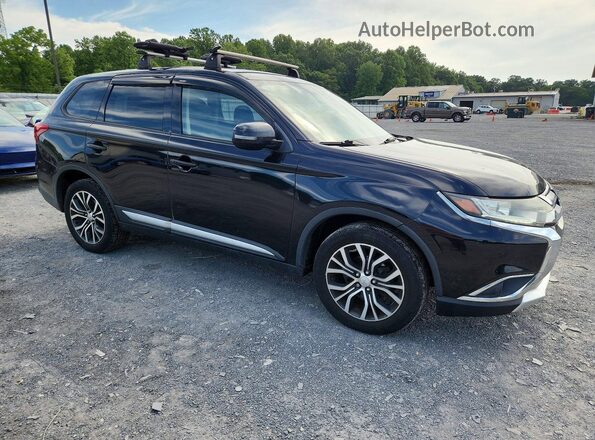 JA4AZ3A3XJJ002722 2018 MITSUBISHI OUTLANDER Black Դիմացի տեսք