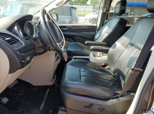 2C4RC1BG8GR165728 2016 CHRYSLER TOWN Charcoal Առջևի վահանակի տեսք