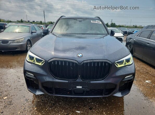 5UXJU4C05L9C54722 2020 BMW X5 Gray Հետևի տեսք
