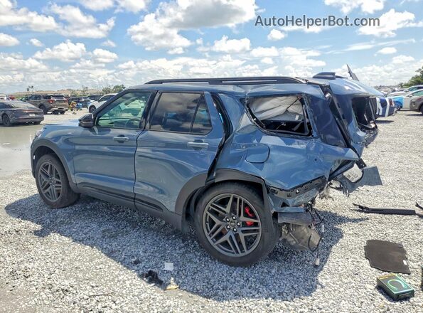 1FMUK7KH4TGA09346 2026 FORD EXPLORER Blue Հետևի աջ
