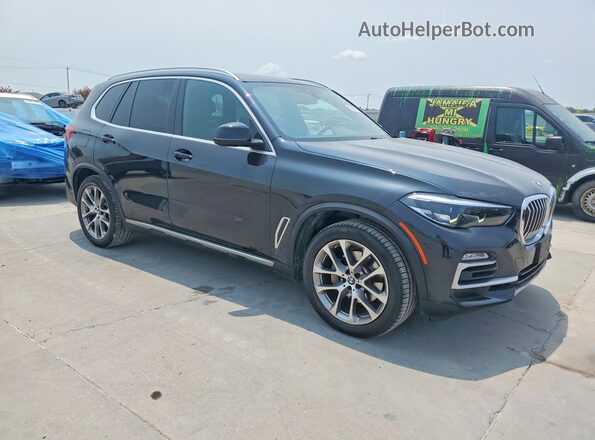 5UXCR6C5XKLL21718 2019 BMW X5 Black Front view