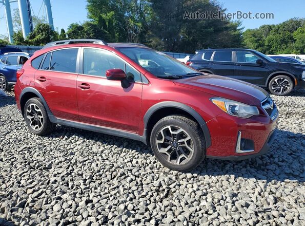 JF2GPADC1GH216103 2016 SUBARU CROSSTREK Бордовый Вид спереди