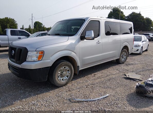 5BZBF0AA3JN852782 2018 NISSAN NV PASSENGER NV3500 HD Silver Front left