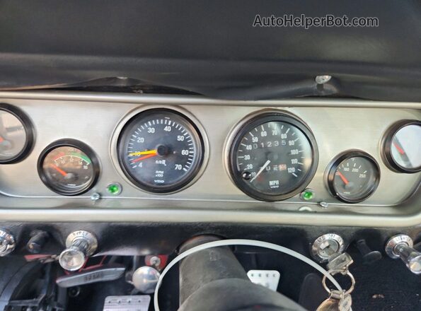 5F07D124563 1965 FORD MUSTANG Black ხელსაწყოთა პანელის ხედი