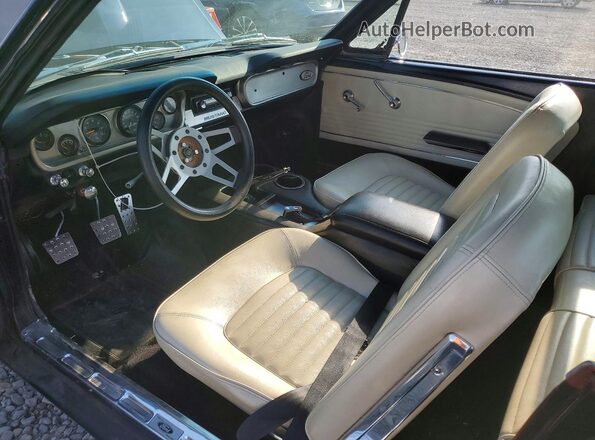 5F07D124563 1965 FORD MUSTANG Black წინა პანელის ხედი
