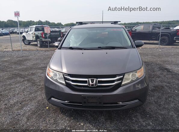 5FNRL5H23GB130769 2016 HONDA ODYSSEY Gray Instrument cluster view