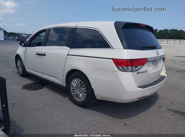 5FNRL5H25GB088203 2016 HONDA ODYSSEY White Rear left