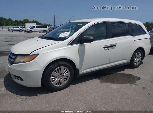 5FNRL5H25GB088203 2016 HONDA ODYSSEY White Front view
