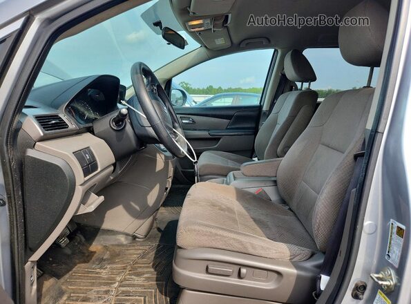 5FNRL5H25GB163207 2016 HONDA ODYSSEY Silver წინა სალონის ხედი