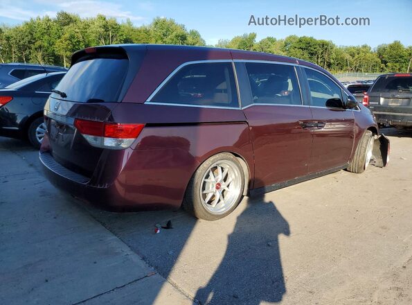 5FNRL5H2XGB075284 2016 HONDA ODYSSEY Burgundy Tył prawy
