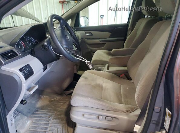 5FNRL5H30GB020089 2016 HONDA ODYSSEY Gray წინა სალონის ხედი