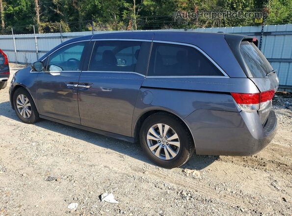 5FNRL5H30HB004055 2017 HONDA ODYSSEY Gray Задня ліва чверть