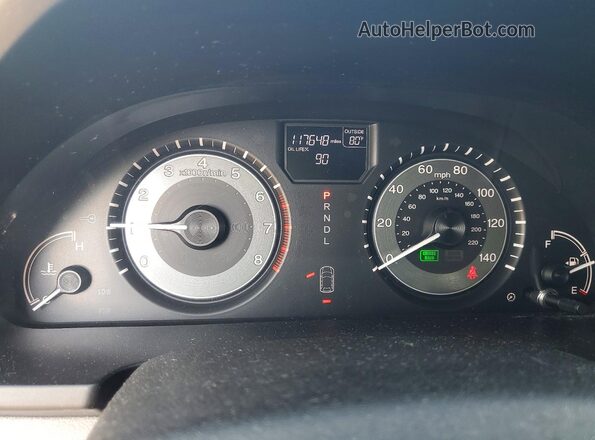 5FNRL5H30HB004055 2017 HONDA ODYSSEY Gray Вид щитка приладів