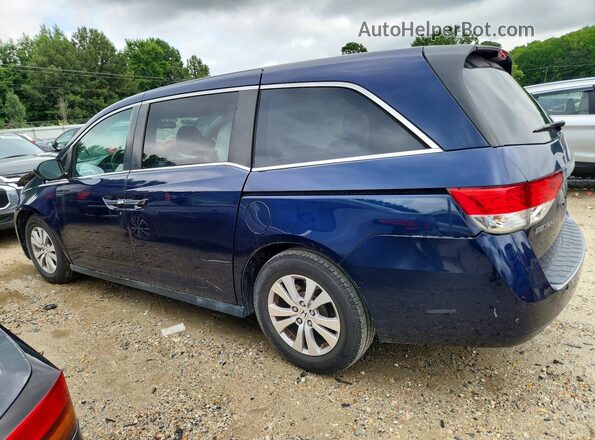 5FNRL5H30HB022071 2017 HONDA ODYSSEY Blue Задня ліва чверть