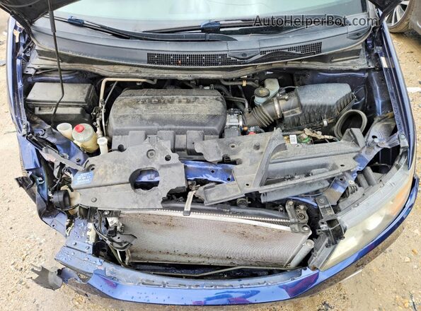 5FNRL5H30HB022071 2017 HONDA ODYSSEY Blue Вид підкапотного простору