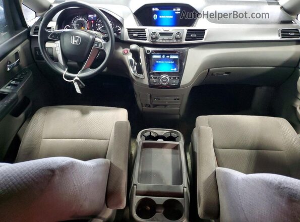 5FNRL5H32GB007621 2016 HONDA ODYSSEY Silver Dashboard view