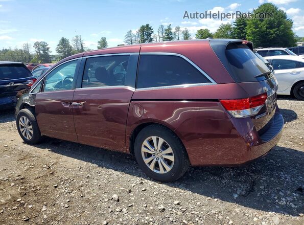 5FNRL5H32GB051716 2016 HONDA ODYSSEY Maroon უკანა მარცხენა