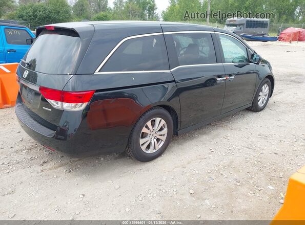 5FNRL5H32GB105399 2016 HONDA ODYSSEY Черный Задняя правая четверть