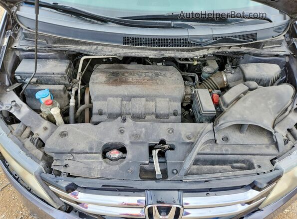 5FNRL5H32GB149192 2016 HONDA ODYSSEY Gray Widok wnętrza z tyłu