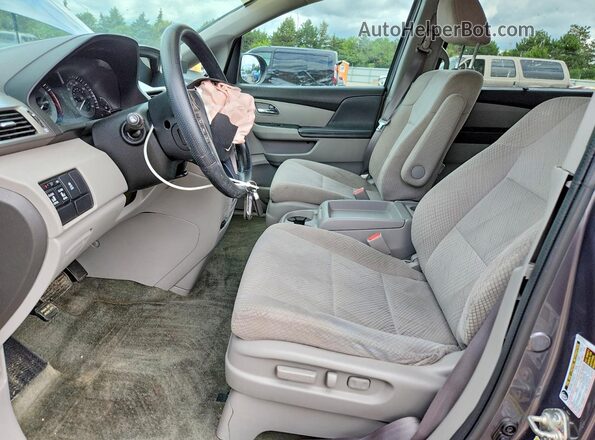 5FNRL5H32GB149192 2016 HONDA ODYSSEY Gray Widok wnętrza z przodu