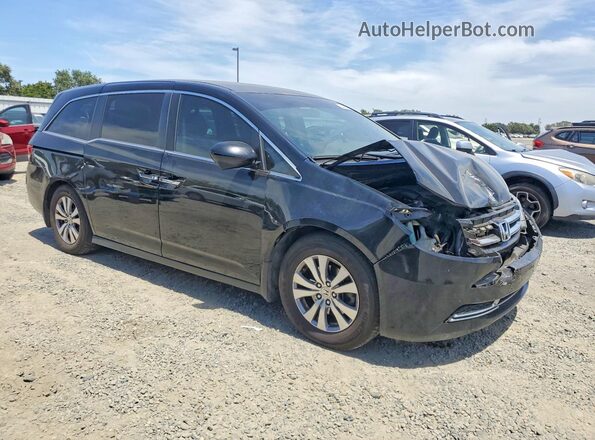 5FNRL5H33GB097037 2016 HONDA ODYSSEY Черный Передняя правая четверть