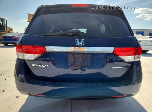 5FNRL5H34GB080389 2016 HONDA ODYSSEY Blue უკანა ხედი
