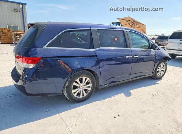 5FNRL5H34GB080389 2016 HONDA ODYSSEY Blue უკანა მარჯვენა