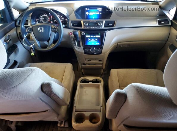 5FNRL5H34HB023997 2017 HONDA ODYSSEY White Առջևի վահանակի տեսք