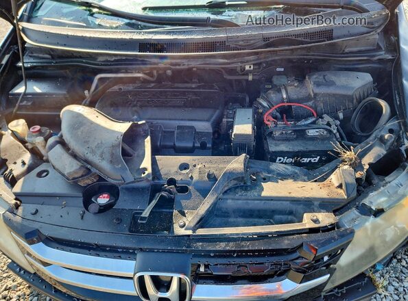 5FNRL5H34HB025815 2017 HONDA ODYSSEY Black Widok komory silnika