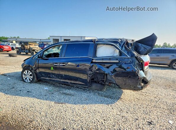 5FNRL5H34HB025815 2017 HONDA ODYSSEY Black Tył lewy