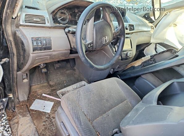 5FNRL5H34HB025815 2017 HONDA ODYSSEY Black Widok deski rozdzielczej