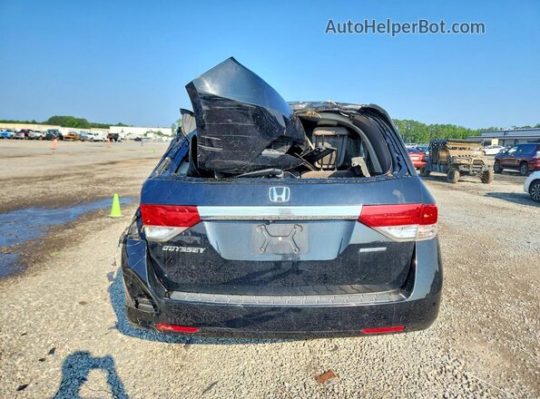 5FNRL5H34HB025815 2017 HONDA ODYSSEY Black Widok z tyłu