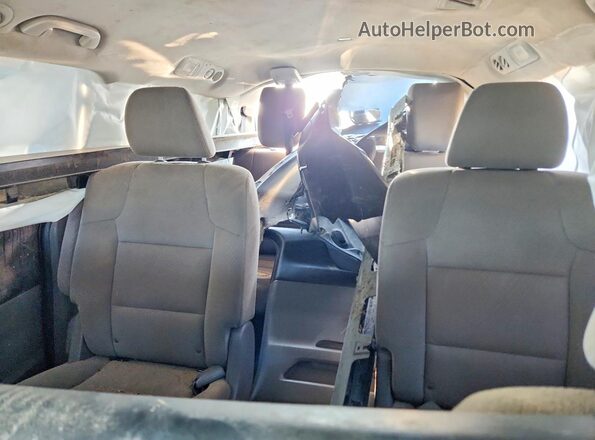 5FNRL5H34HB025815 2017 HONDA ODYSSEY Black Widok tylnych siedzeń