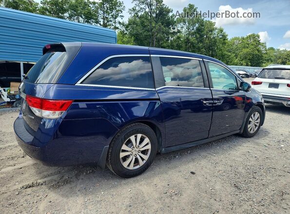 5FNRL5H35GB011193 2016 HONDA ODYSSEY Blue Задня права чверть
