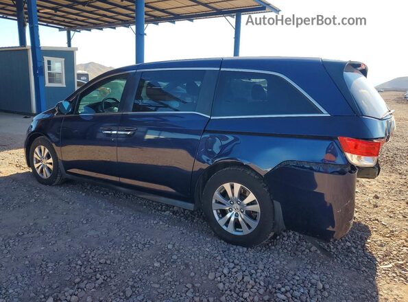 5FNRL5H35HB016525 2017 HONDA ODYSSEY Blue Rear left
