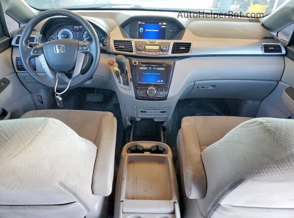 5FNRL5H35HB016525 2017 HONDA ODYSSEY Blue Dashboard view